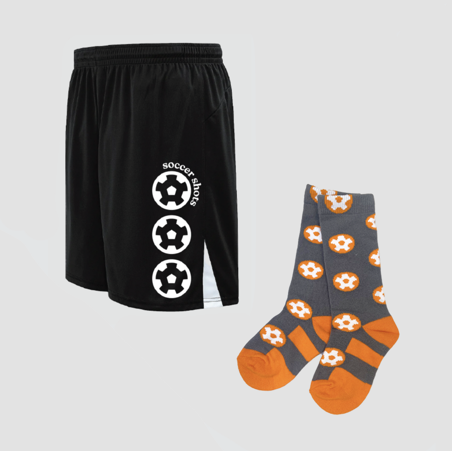Soccer Shots Shorts and Socks Bundle