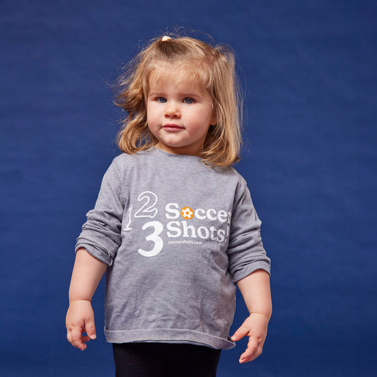 Soccer Shots Cheer Youth Long-Sleeve Tee