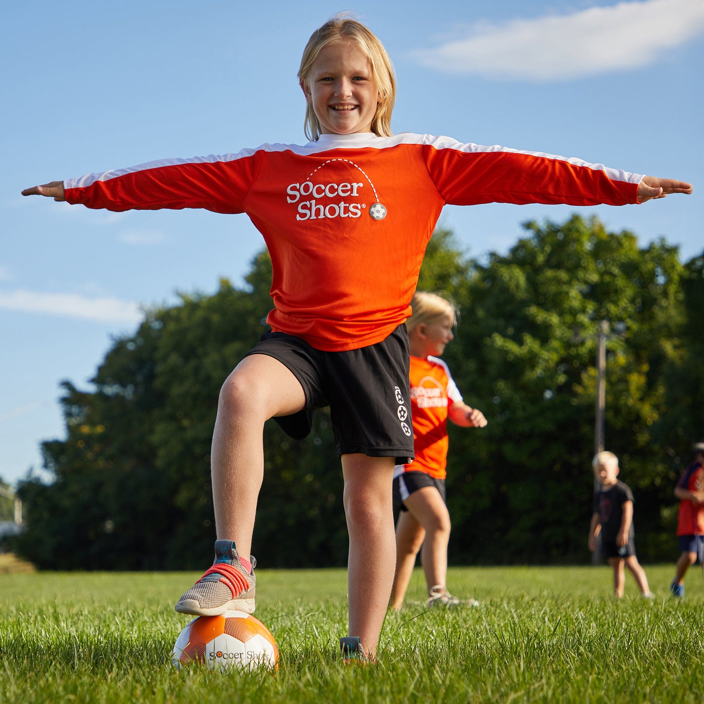 Soccer Shots Long-Sleeve Youth Jersey
