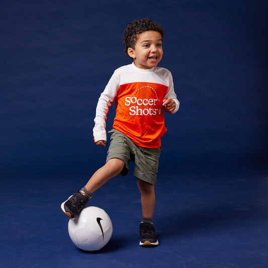 Soccer Shots Long-Sleeve Youth Jersey