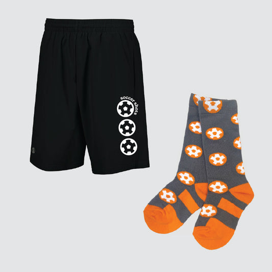 Soccer Shots Shorts and Socks Bundle