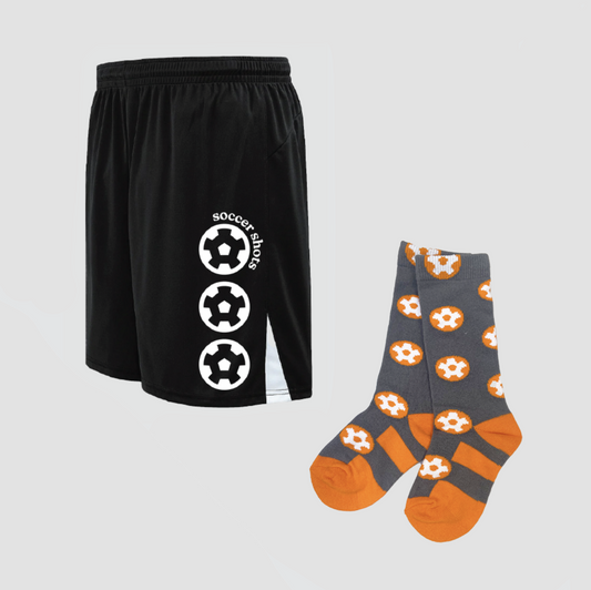 Soccer Shots Shorts and Socks Bundle